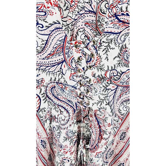 Knox Rose Cardigan Kimono Womens Size Small Open Front Lace Up Kimono Sleeves - Picture 4 of 4